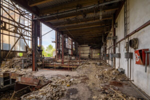 Opuštěná teplárna v Čechách, industriál, urbex